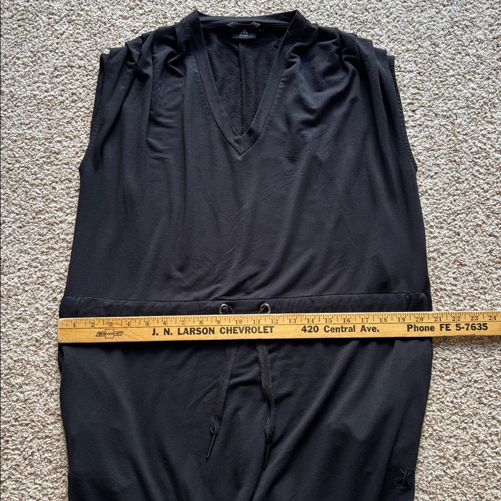 Onepiece Norwegian Norway Woman’s Black Bamboo V-Neck Sleeveless Jumpsuit Small - Picture 11 of 16